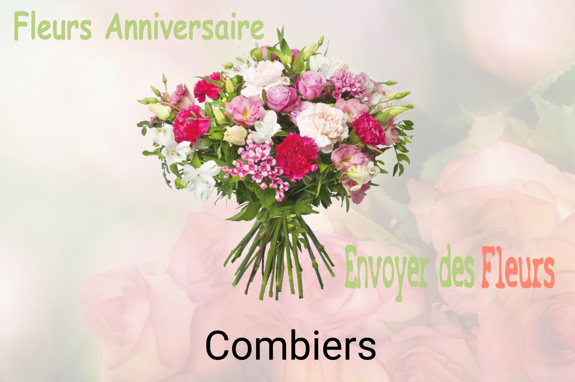 Bouquet de fleurs d’anniversaire livré à Combiers
